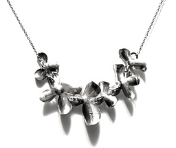 925 Silver delicate  flower necklace